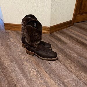 Double H Brown Western Boots